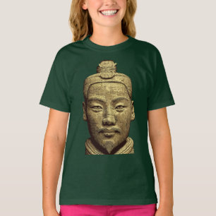 T-shirt Guerrier en terre cuite - Art doré antique