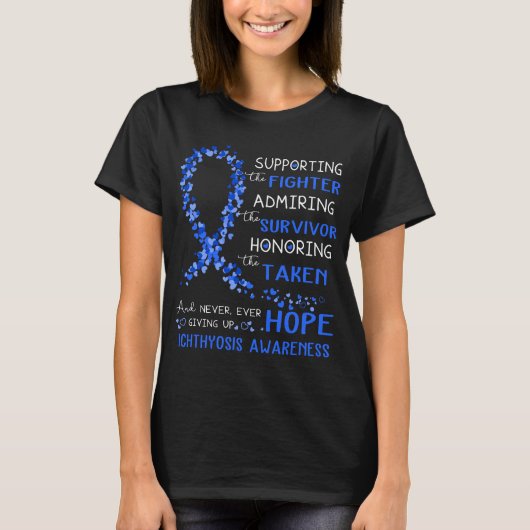 T-shirt Guerrier Ichthyose Soutien (Devant)