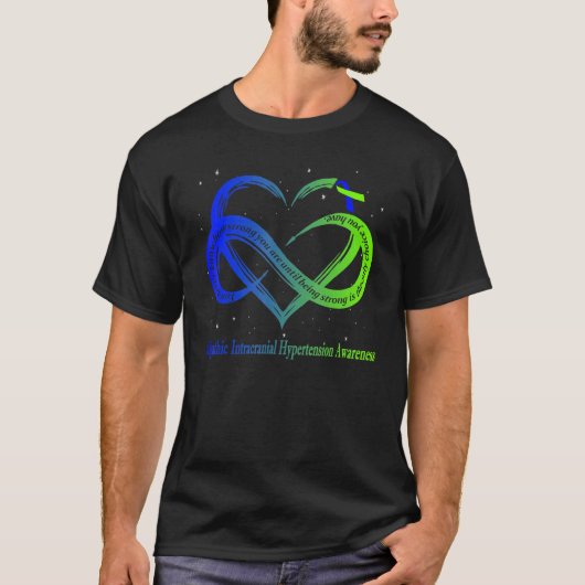 T-shirt Guerrier Idiopathique Intracranial D'Hypertension (Devant)
