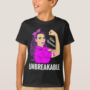 T-shirt Guerrier indestructible Fibromyalgie Tee de sensib