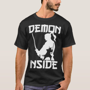 T-shirt Guerrier japonais démon samouraï katana épée Japon