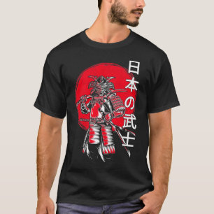 T-shirt Guerrier japonais Samurai Kanji