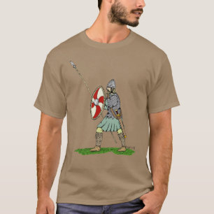T-shirt Guerrier médiéval anglais/saxon