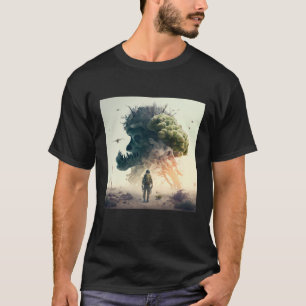 T-shirt Guerrier naturel Memento Mori