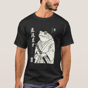 T-shirt Guerrier Ninja Samouraï Japonais Grenouille Hommes
