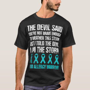 T-shirt Guerrier - Réaction allergique Allergie alimentair