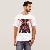 T-shirt guerrier samouraï (Devant entier)