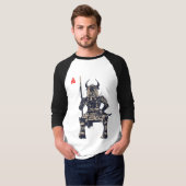 T-shirt Guerrier Samouraï de l'Espace (Devant entier)