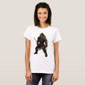 T-shirt Guerrier Samouraï Démoniaque (Devant entier)