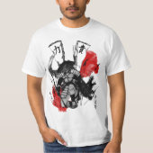 T-shirt Guerrier samouraï solitaire (Devant)