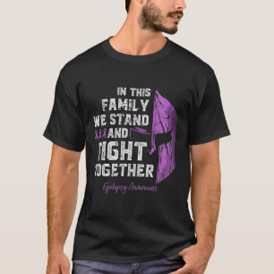 T-shirt Guerrier spartiate de sensibilisation au soutien d