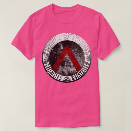 T-shirt Guerrier spartiate Lambda Shield (Design devant)