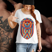 T-shirt guerrier tribal africain