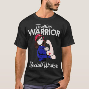 T-shirt Guerrier vintage Frontline : Noël des travailleurs