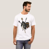 T-shirt guerrier zoulou (Devant entier)