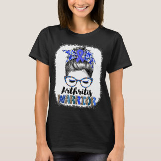 T-shirt Guerrière de l'arthrite au chignon désordonné
