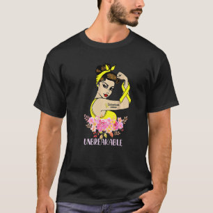 T-shirt Guerrière de l'endométriose Tatouage de bras incas