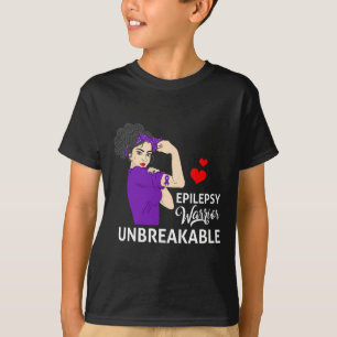 T-shirt Guerrière de sensibilisation à l'épilepsie Femme f