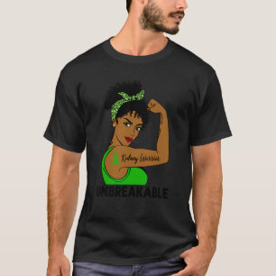 T-shirt Guerrière du rein Femmes noires fortes Awar indest