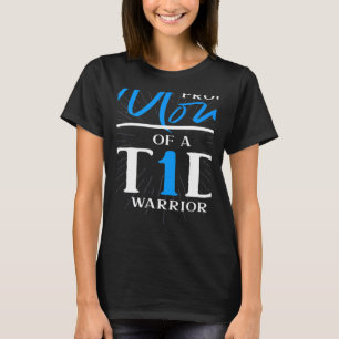 T-shirt Guerrière T1D Mois de sensibilisation au diabète M