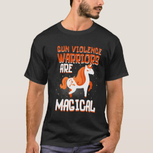 T-shirt Guerriers Arme magique Violence Sensibilisation Un