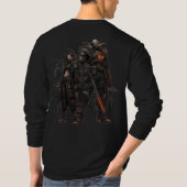 T-shirt guerriers cyberpunk (Dos)