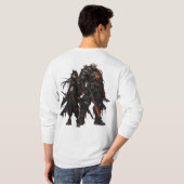 T-shirt Guerriers d'anime (Dos entier)