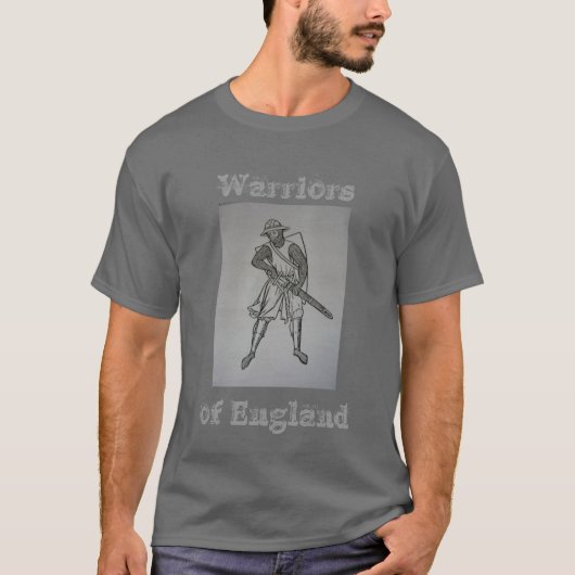 T-shirt Guerriers, de l'Angleterre (Devant)