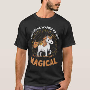T-shirt Guerriers de leucémie Unicorne-Magie du cancer