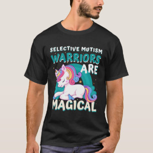 T-shirt Guerriers Magique Sélective Mutisme Sensibilisatio