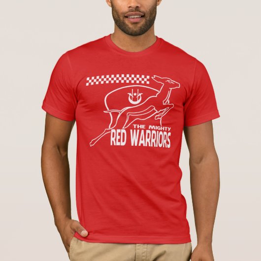 T-SHIRT GUERRIERS ROUGES (Devant)