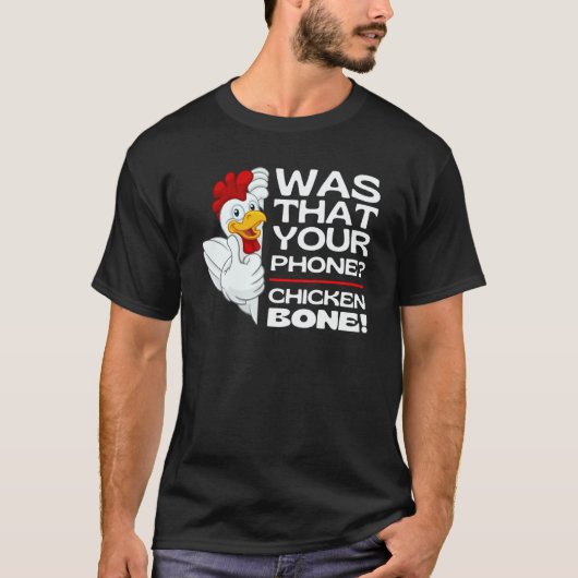 T-shirt Guess Chicken Bone Chicken Jokes Memes Chickens B (Devant)