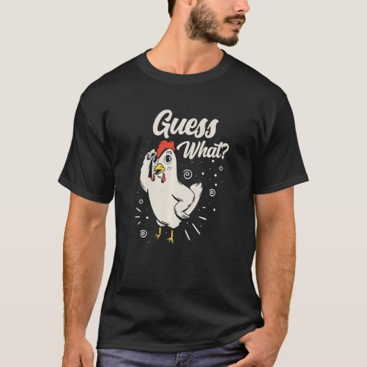 T-shirt Guess What (Devant)