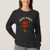 T-shirt Guess what? Chicken butt! kid saying (Devant)