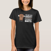 T-shirt Guess What Monkey Butt Monkey's Butts Monkey Joke (Devant)