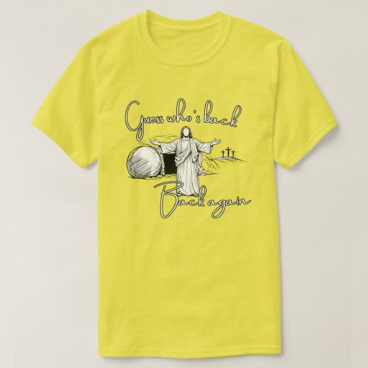 T-shirt 'Guess Who's Back' (Design devant)