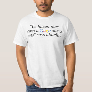 T-shirt "Gugo" dit Abuelita en espagnol