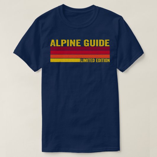 T-shirt Guide alpin (Design devant)