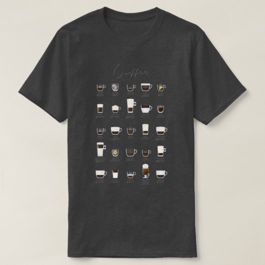 T-shirt Guide café Espresso (Design devant)