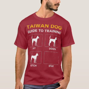 T-shirt Guide de Chien Taïwan pour l'entraînement Chien d'