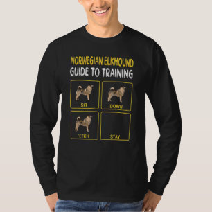 T-shirt Guide de dressage du Norwegian Elkhound pour l'obé