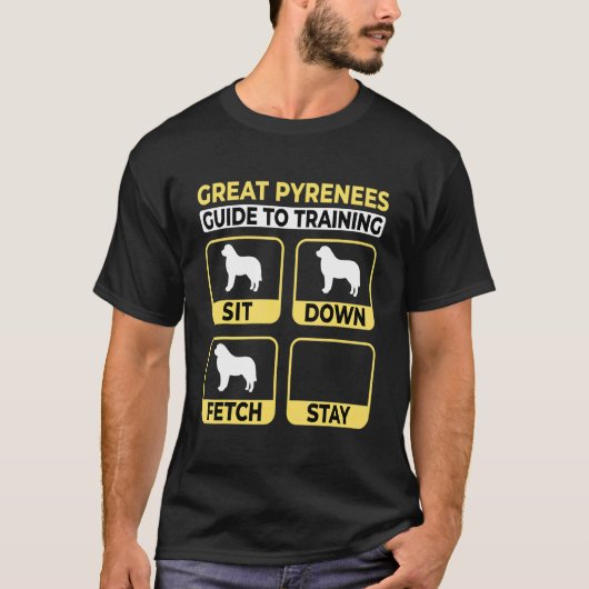 T-shirt Guide De Formation Du Chien Pyrénéen (Devant)