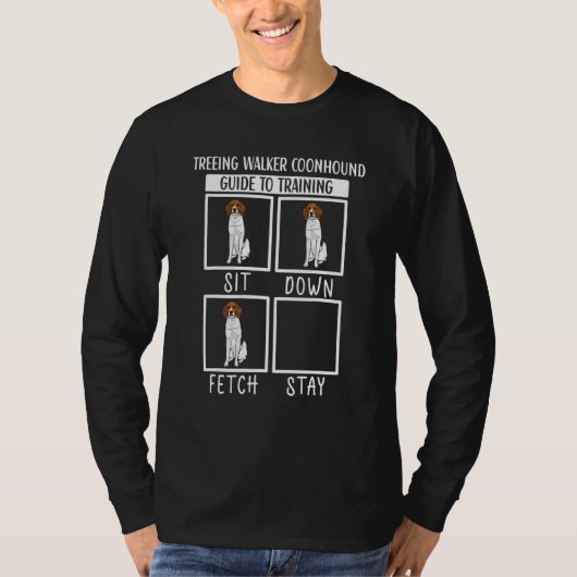 T-shirt Guide de formation du Treeing Walker Coonhound (Devant)