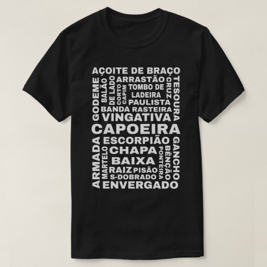 T-shirt Guide de la capoeira T chemise classique (Design devant)