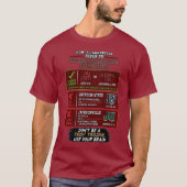 T-shirt Guide de référence de l'Université d'État de Jacks (Devant)