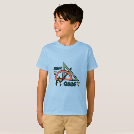 T-shirt Guide de règle, école secondaire (Devant entier)