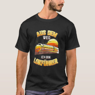 T-shirt Guide de train Locomotive Steam Locomotive