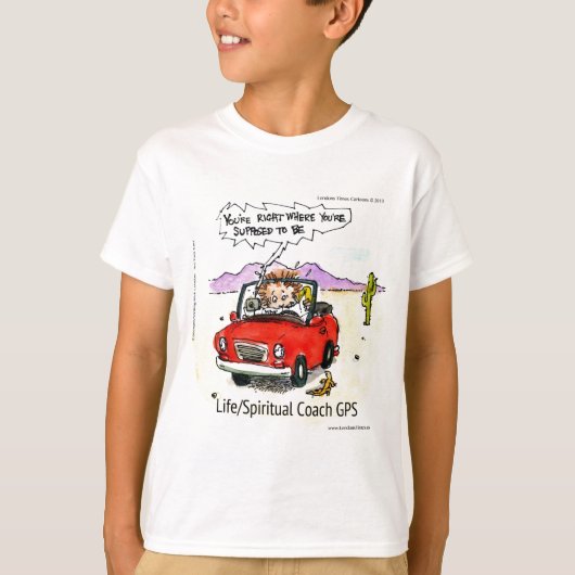 T-shirt Guide de vie GPS (Devant)