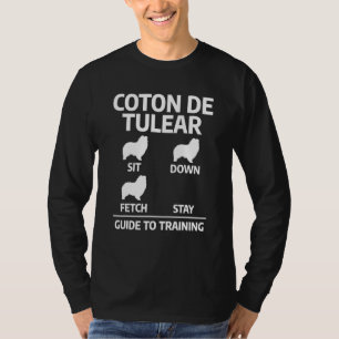 T-shirt Guide d'entraînement de chien Cute Coton De Tulear
