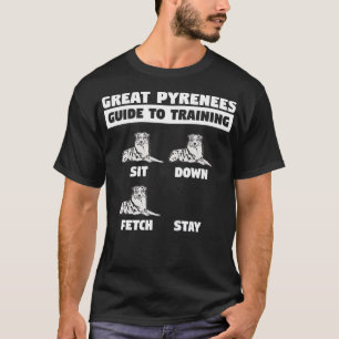 T-shirt Guide d'entraînement des hommes des Pyrénées de